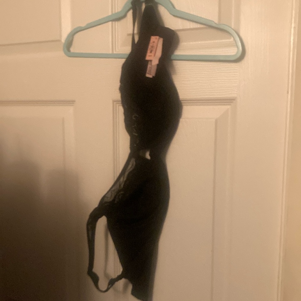 Black Lace Bra